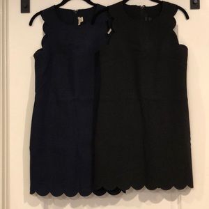 J.Crew Scalloped Dresses